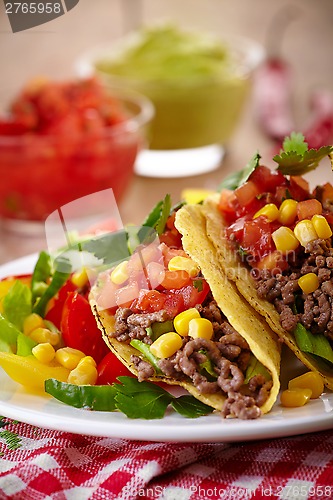 Image of Mexican food Tacos