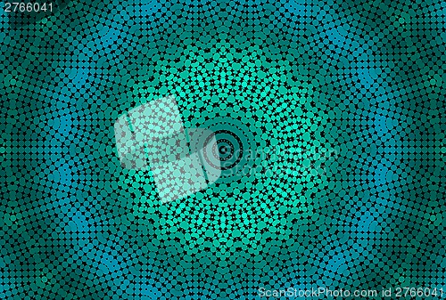 Image of Radial dotted pattern 