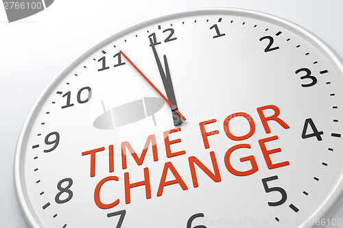 Image of time for change