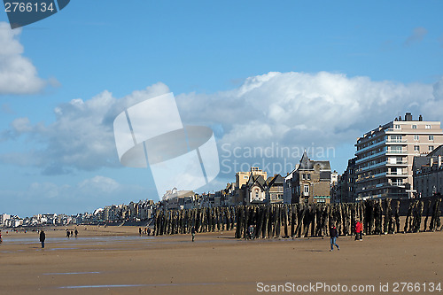 Image of Saint Malo seafront, april 2014