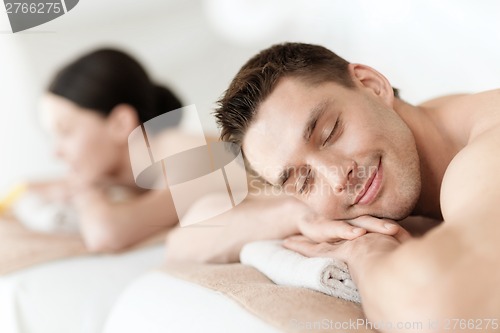 Image of couple in spa