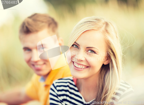 Image of couple at sea side