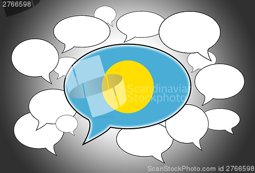 Image of Communication concept - Speech cloud