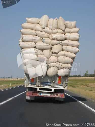 Image of Overloaded truck