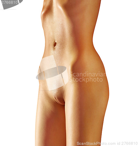 Image of part of beautiful body