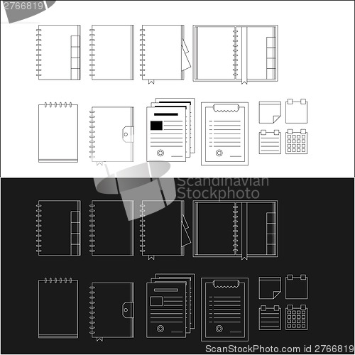 Image of Icons for notebooks