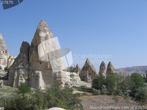 Image of  A mountain area with caves