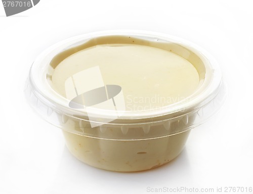 Image of Mayonnaise in a plastic bowl