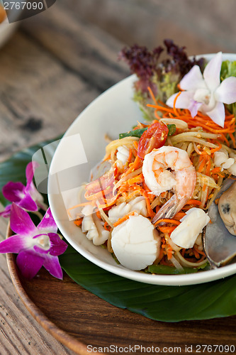 Image of Thai Seafood Som Tum Salad