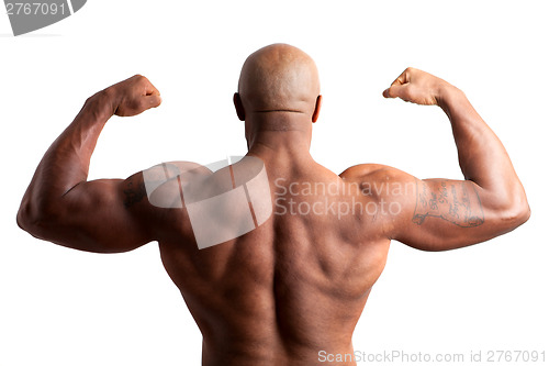 Image of Bodybuilder with Arms Crossed