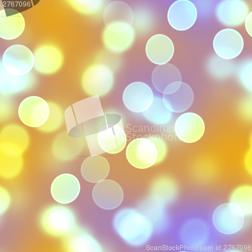 Image of Golden Bokeh Circles