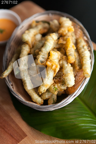 Image of Fried Tempura Asparagus