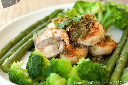 Image of Shrimp Scampi with Veggies