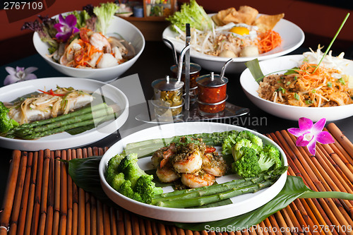 Image of Variety of Thai Dishes