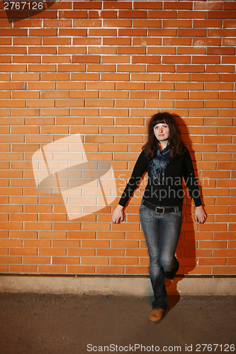 Image of Woman portrait on the wall