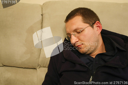 Image of Man sleeping