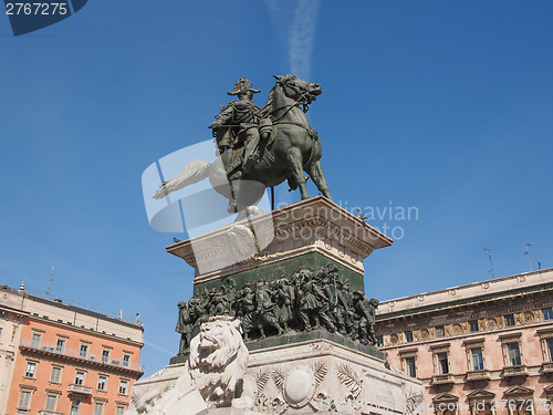 Image of Vittorio Emanuele II monument in Milan