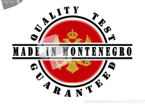 Image of Quality test guaranteed stamp 