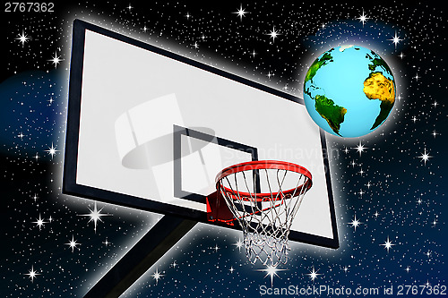 Image of a panel of basketball