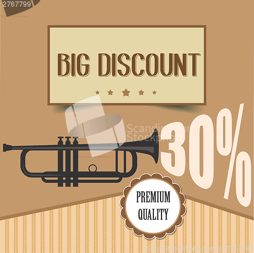 Image of retro discount poster