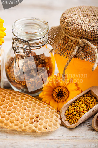 Image of Vintage honey jar 