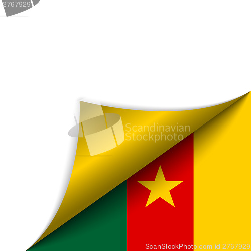 Image of Cameroon Country Flag Turning Page
