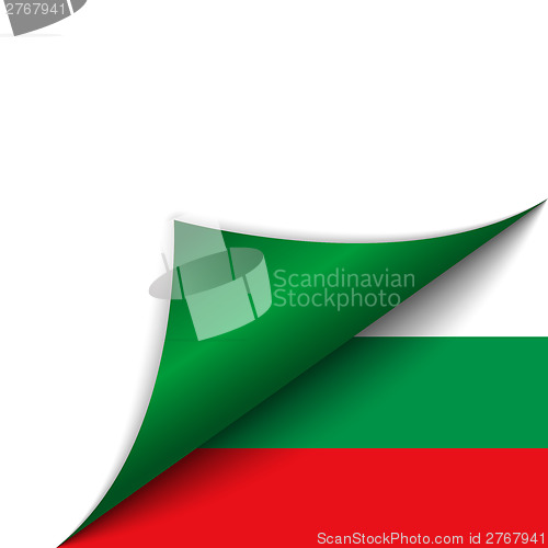 Image of Bulgaria Country Flag Turning Page