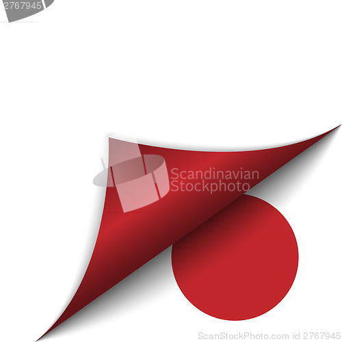 Image of Japan Country Flag Turning Page