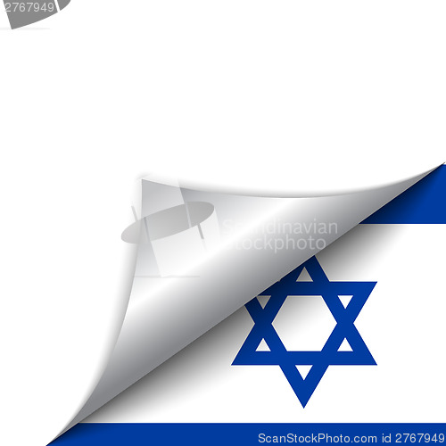Image of Israel Country Flag Turning Page
