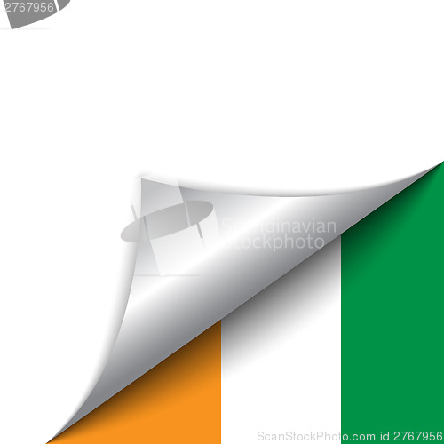 Image of Ireland Country Flag Turning Page