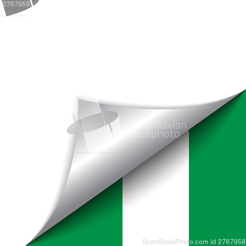 Image of Nigeria Country Flag Turning Page