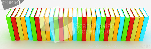 Image of colorful real books