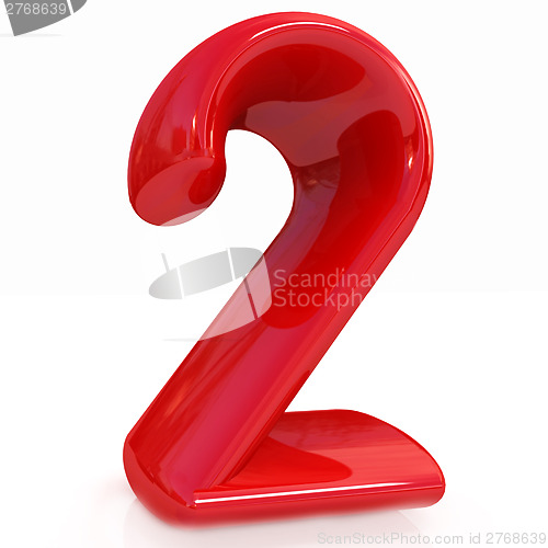 Image of Number "2"- two