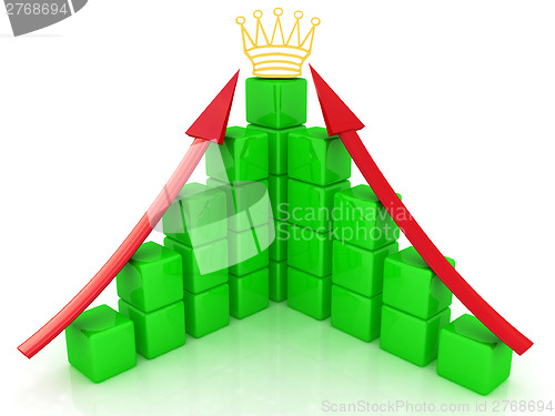 Image of cubic diagramatic structure and crown