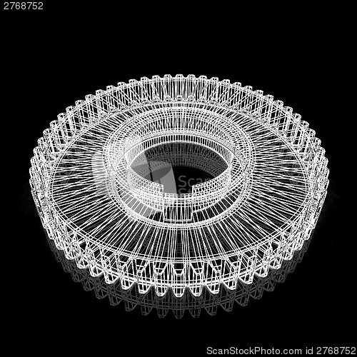 Image of 3d model gears