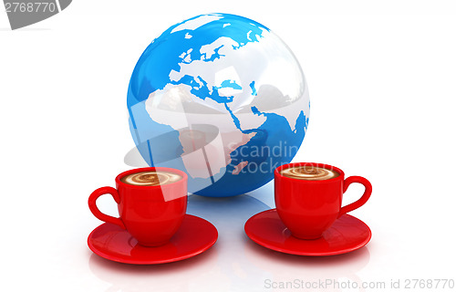 Image of Coffee Global World concept