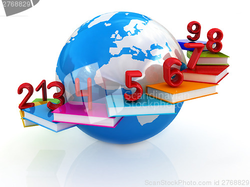 Image of Global Education and numbers 1,2,3,4,5,6,7,8,9