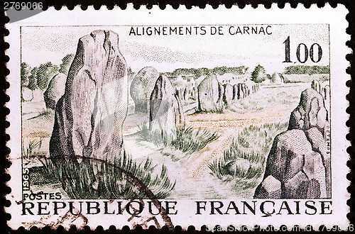 Image of Carnac Stones Stamp