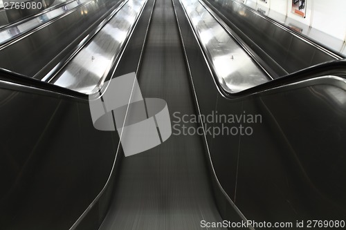 Image of moving stairs background