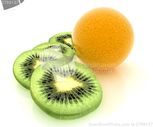 Image of slices of kiwi and orange