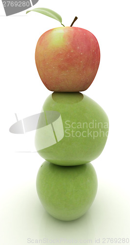 Image of Spa still life from apples 