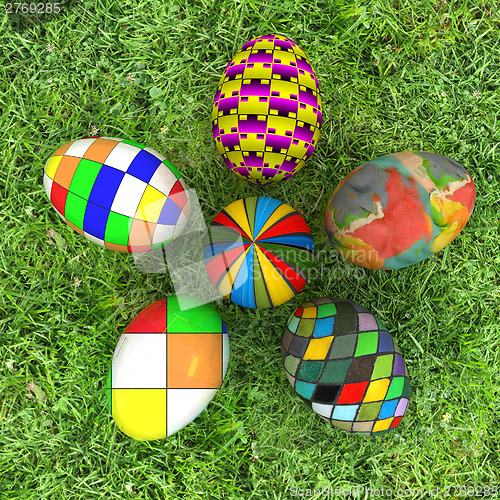 Image of Flower of Easter eggs
