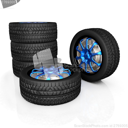 Image of car wheel