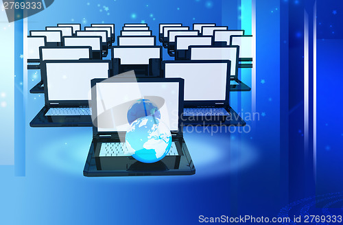 Image of Computer Network Online concept