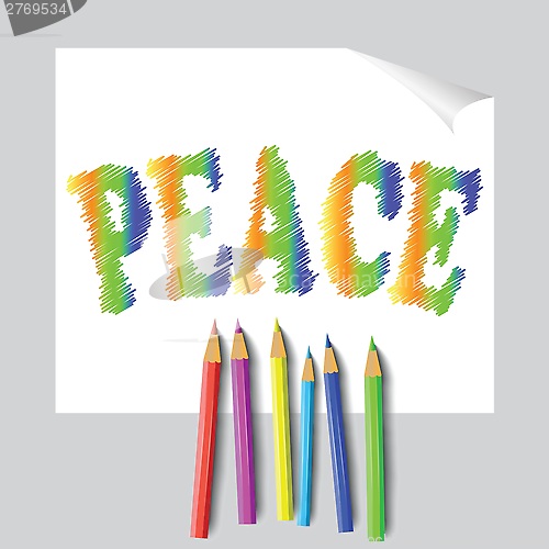 Image of peace paint