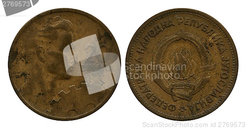 Image of twenty dinar, FPR Yugoslavia, 1955