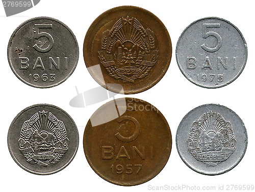 Image of five bani, Republic Romania, 1957-1975
