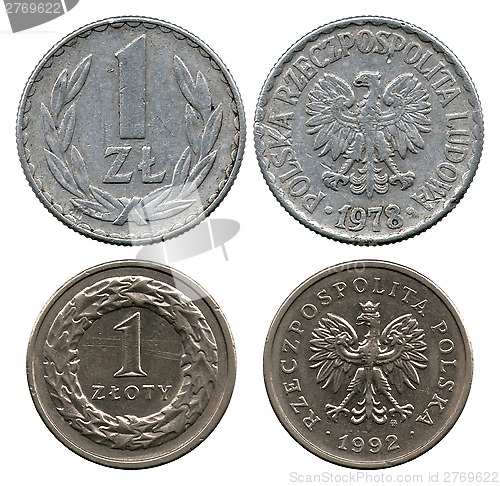 Image of one zloty, Polish Public Republic, 1978-1992