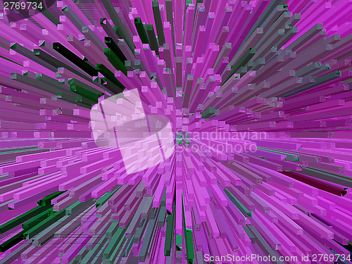 Image of violet abstract background with thorns