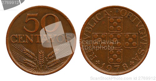 Image of fifty centavos, Portugal, 1978